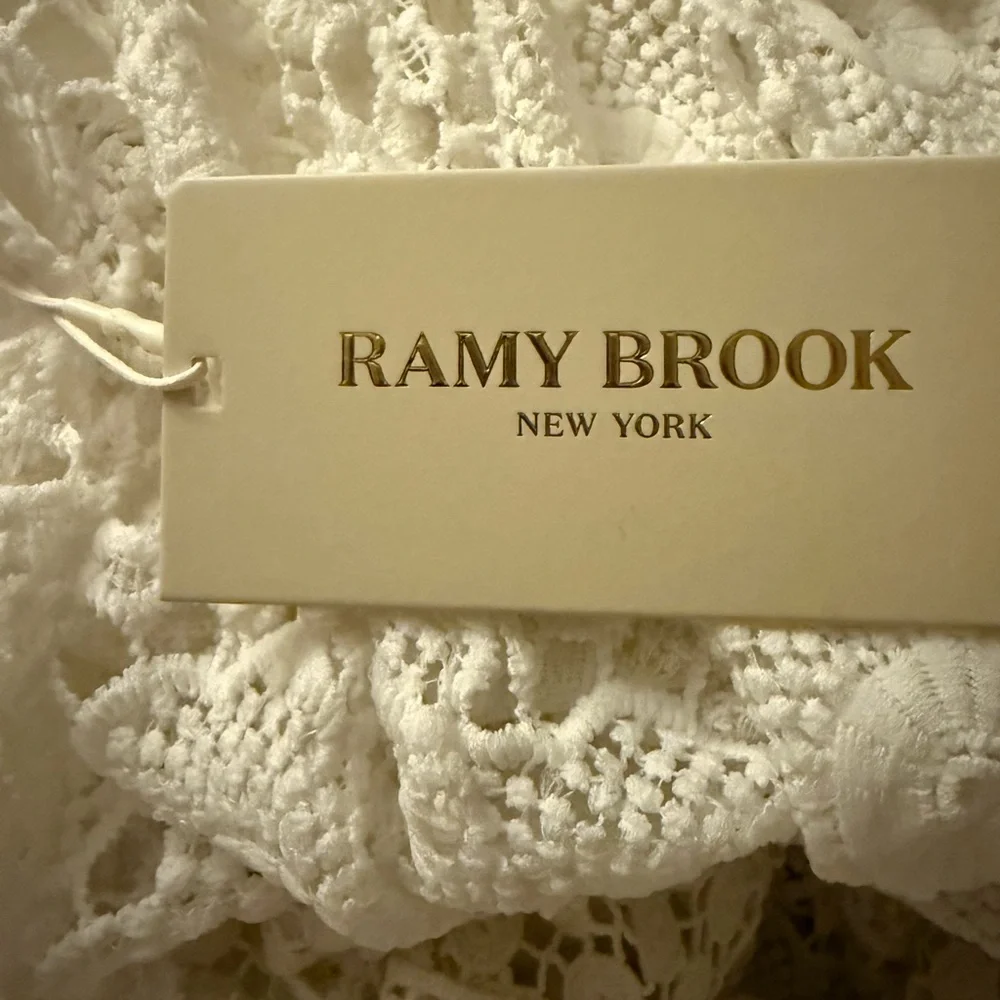 NWT Ramy Brook Austyn Crochet Lace Maxi Dress - Picture 7 of 8